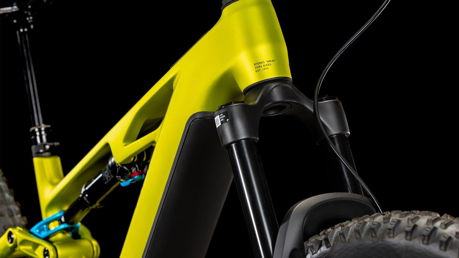 Cube Stereo Hybrid ONE44 HPC Race 800 flashlime´n´blue – Bild 5