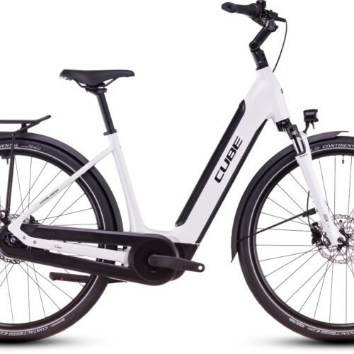 Cube Supreme Hybrid Comfort ONE 500 metallicwhite´n´black