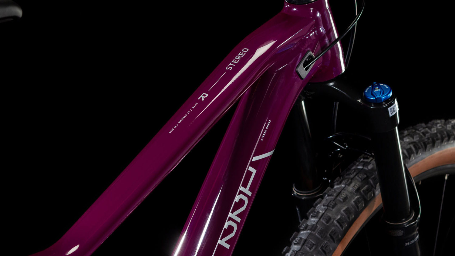 Cube Stereo ONE22 Race wine´n´grey – Bild 2